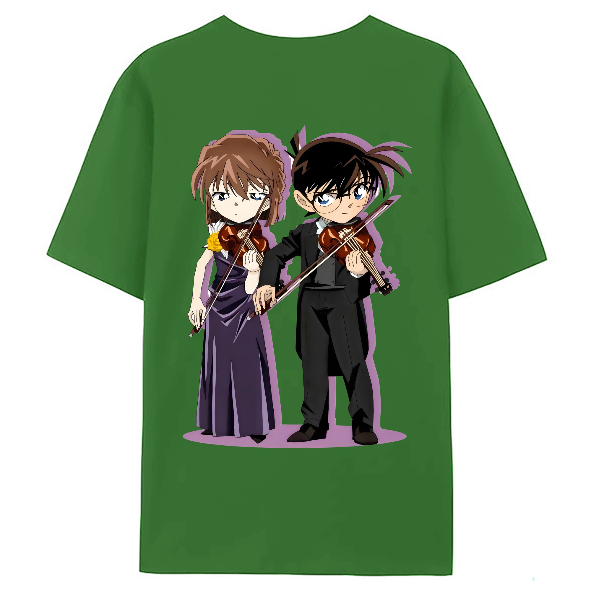 （画像用） 名探偵コナン 灰原 哀 はいばら あい Detective Conan Anita Hailey、Vi Graythorn Haibara Ai レディース半袖Tシャツ(バックプリント)